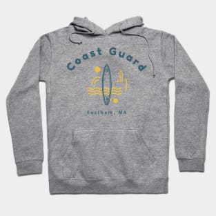 Coast Guard Beach Eastham Surfing Hoodie